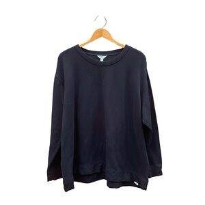 Women’s Orvis Sweatshirt Black Size XXL Plus Size Minimalist Preppy Activewear